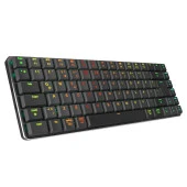 Rampage W-Granıte Siyah/Gri Low Profile Red Swıtch Q Rgb 2,4 Ghz+ Bt Mekanik Gaming Oyuncu Klavye - 2