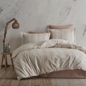 Soley | Agna | %100 Pamuklu İpliği Boyalı King Size Nevresim Takımı - 9