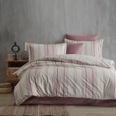 Soley | Agna | %100 Pamuklu İpliği Boyalı King Size Nevresim Takımı - 1
