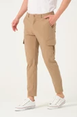 Erkek Regular Fit Kargo Cepli Jogger Spor Pantolon - 12