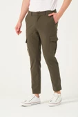 Erkek Regular Fit Kargo Cepli Jogger Spor Pantolon - 6
