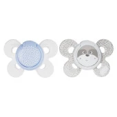 Chicco Physio Comfort Silikon Emzik 2li 0-6m 0+ Ay Erkek thumbnail 1