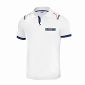 SPARCO MARTİNİ RACİNG POLO EMBROIDERIES BEYAZ T-SHİRT  L  BEDEN - 1