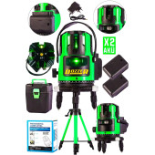 DOZZER Alman Hybrid 360 Dönerli Tripot Ayaklı 50 Metre Ölçüm Nişangahlı Yatay-dikey Yeşil Çizgili Lazer Hi - 1