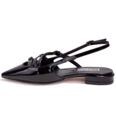 Dagoster DZA07-725488C Siyah Rugan Klasik Topuklu Kadın Ayakkabı thumbnail 3