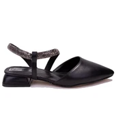 Dagoster DZA07-36503811C Siyah Klasik Topuklu Kadın Ayakkabı - 2