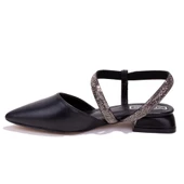 Dagoster DZA07-36503811C Siyah Klasik Topuklu Kadın Ayakkabı - 3