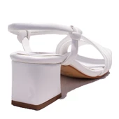 Dagoster DZA07-928085C Beyaz Klasik Topuklu Kadın Ayakkabı - 4