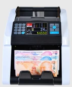 Kaan Mix TL ve Euro Karışık, Dolar, Gbp Adet Sayım Sahte Kontrollü Ofis Tipi Para Sayma Makinesi (Sesli Konuşma) thumbnail 1