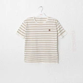 Erkek Çocuk Çizgili Triko Kısa Kollu Yazlık Kazak - 5