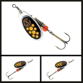 Uyguna-Yakala  Gümüş-sarı No:2 Black Fury Jaune Döner Kaşık-ÖKŞ.037 thumbnail 1