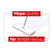 Sleepy Easy Clean Çamaşır Suyu Katkılı Mopa Uyumlu Yer Temizlik Havlusu 50 Yaprak - 6