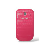 Samsung S3850 Kasa Samsung S3850 Corby 2 Uyumlu Pembe Renk Orta Kasa Ön Arka Kapak Tuş Takımı - 2