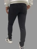 Erkek Dar Paça Desturalı New Siyah Kot Pantolon thumbnail 5