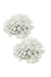 BUFFER® Gece Karanlıkta Işık Vererek Parlayan Dekoratif Çakıl Taşları - 9