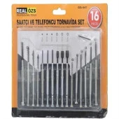 BUFFER® 16 Parça Hassas Tornavida Seti Saatçi ve Telefoncu Tornavidası - 1