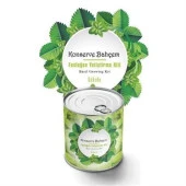 BUFFER® Konserve Bahçem Evde Konservede Kokulu Fesleğen Yetiştirme Kiti - 1