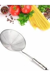 BUFFER® Pratik Kullanışlı 12 Cm Yağ Kevgiri Kızartma Haşlama Süzgeci - 3