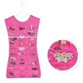 BUFFER® Elbise Şeklinde Takı Organizeri - Pembe - 8