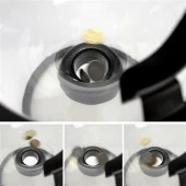 BUFFER® Eğlenceli Huni Şeklinde İlginç Şeffaf Para Biriktirme Kumbarası - 6