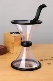 BUFFER® Eğlenceli Huni Şeklinde İlginç Şeffaf Para Biriktirme Kumbarası - 7