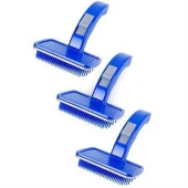 BUFFER® Kendini Temizleyen Kedi Köpek Tüy Bakım Tarağı Tüy Alıcı Tarak - 7