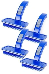 BUFFER® Kendini Temizleyen Kedi Köpek Tüy Bakım Tarağı Tüy Alıcı Tarak - 8