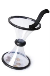 BUFFER® Eğlenceli Huni Şeklinde İlginç Şeffaf Para Biriktirme Kumbarası - 10