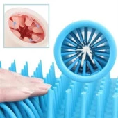 BUFFER® Silikon Jel Fırçalı Kedi Köpek Pati Ayak Temizleme Kovası Büyük - 2