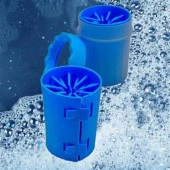 BUFFER® Silikon Jel Fırçalı Kedi Köpek Pati Ayak Temizleme Kovası Büyük - 3