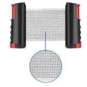 BUFFER® Teleskopik Taşınabilir Kaymaz Ping Pong Masa Tenisi Filesi Aparatı - 1