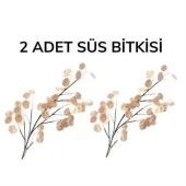 Buffer® 100 Cm Dekoratif Dallı Sedef Ağacı Çiçeği Yapay Sahte Süs Bitkisi - 7