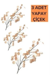 Buffer® 100 Cm Dekoratif Dallı Sedef Ağacı Çiçeği Yapay Sahte Süs Bitkisi - 9