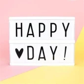 BUFFER® Sinematik Lightbox Dekorasyon Aydınlatma Aksesuarları (A5 Boyut) - 3