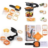 BUFFER® Quick 5 İn 1 Büyük Hazneli Pratik Hızlı Meyve Sebze Doğrayıcı Rende - 1