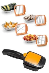 BUFFER® Quick 5 İn 1 Büyük Hazneli Pratik Hızlı Meyve Sebze Doğrayıcı Rende - 8