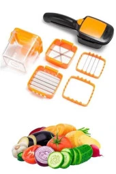 BUFFER® Quick 5 İn 1 Büyük Hazneli Pratik Hızlı Meyve Sebze Doğrayıcı Rende - 9