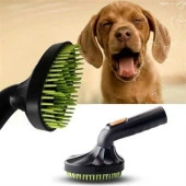 BUFFER® Süpürgeye Takılabilir Ergonomik Kedi Köpek Tüy Tarama Fırçası - 1