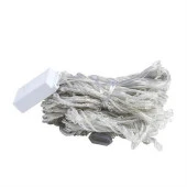 BUFFER® 8 Fonksiyonlu 200 Led 10 Saçak Şerit Led 2x2 Perde İp Led (Gün Işığı) - 4