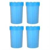 BUFFER® Silikon Jel Fırçalı Kedi Köpek Pati Ayak Yıkama Temizleme Kovası (Küçük) - 11