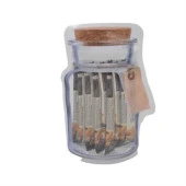 BUFFER® Kavanoz Görünümlü Kilitli Poşet Çıtçıtlı ve Pratik Torba 4 Adet - 2