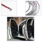 BUFFER® Silikonlu Araç Kapı Koruma Fitili Kapı Çarpma Çizik Önleyici Fitil 5 Metre 3M Bant - 2