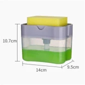 Buffer® İkisi Bir Arada Basmalı Pratik Sıvı Sabunluk Pompası Ve Bulaşık Yıkama Süngeri Haznesi - 10