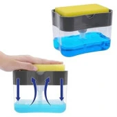 Buffer® İkisi Bir Arada Basmalı Pratik Sıvı Sabunluk Pompası Ve Bulaşık Yıkama Süngeri Haznesi - 11