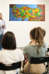 BUFFER® Renkli Türkiye Haritası Manyetik Yapıştırıcı Gerektirmeyen Duvar Stickerı 118 CM * 56 CM - 9