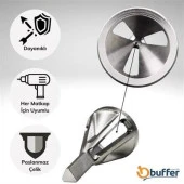 BUFFER® Çapak Alma Harici Çapak Alıcı Paslanmaz Çelik Çapak Kaldırma Cıvata Çapak Alma Matkap Ucu - 3