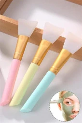 BUFFER® 2li Silikon Temizlemesi Kolay Kullanılabilen Yüz Cilt Bakımı Maske Ve Krem Spatulası - 6
