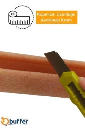 Buffer® 4 Adet Kapı Toz Rüzgar Önleyici Isı Yalıtımı Sağlayan Sızdırmaz Strafor - 9