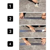 BUFFER® 2 Mt Yüksek Sıcaklık Dayanan Su Geçirmez Çatı Duvar Çatlak Onarıcı Yapışkan Bant Folyo 10 C - 4