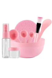 BUFFER® Kendin Yap Yüz Maskesi Karıştırma Aleti Seti, 9 Parça DIY Yüz Maskesi Hazırlama Kabı Seti - 4